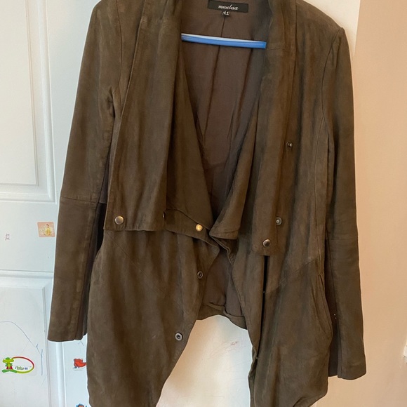 Muubaa suede drape jacket - Picture 8 of 8